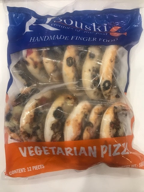 Mini Vegetarian Pizza - 12pcs