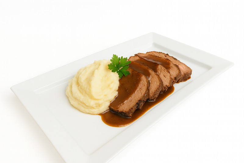 Roast Beef with Creamy Mash Potatoes-1PP ( Min 10)