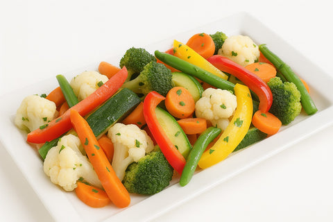 Steamed Vegetables | 0.5kg (Min 2)