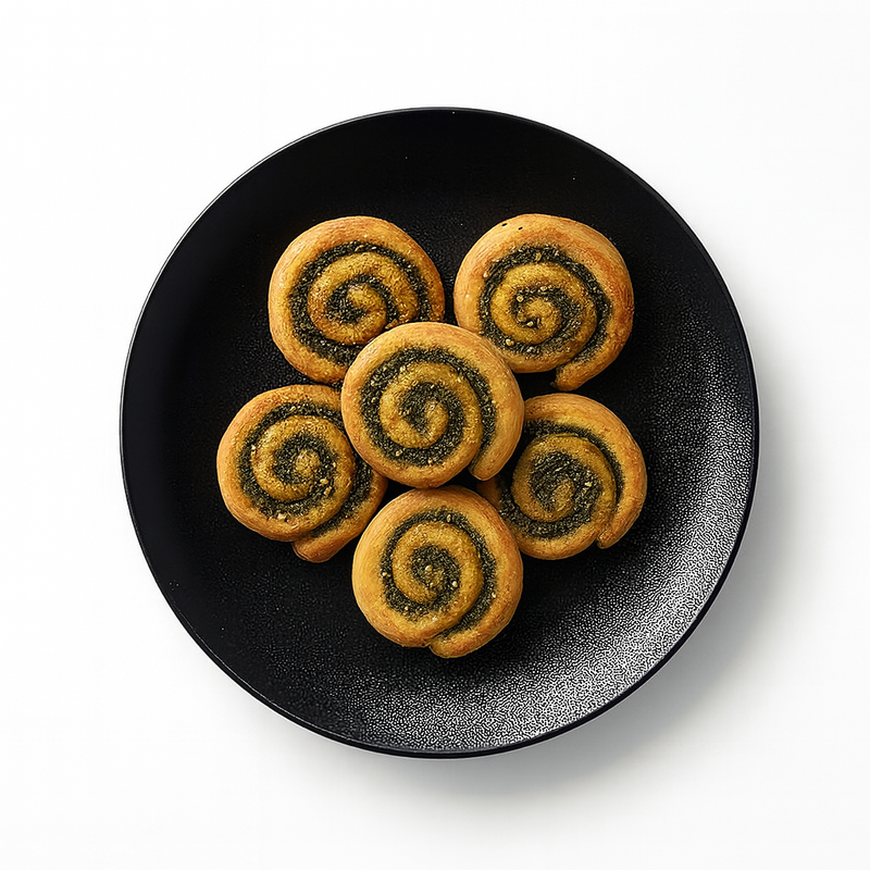Mini Zaatar Scroll w/ Garnish | 1pc