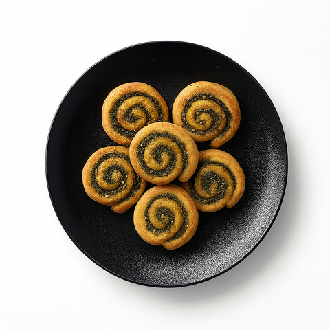 Mini Zaatar Scroll w/ Garnish | 1pc