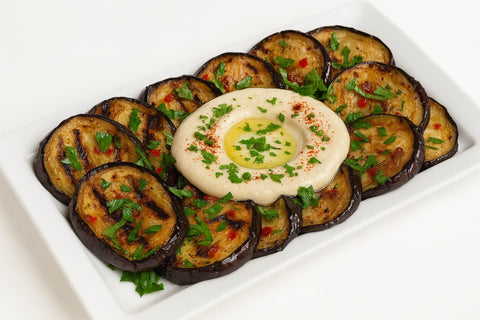Fried Eggplant Slices w/ Tahini Sauce | 1pc (Min 10)