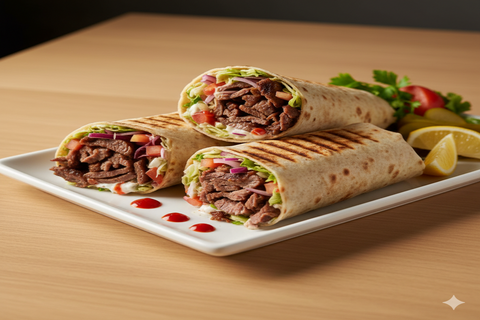 Beef Shawarma Wrap | 1pc (Min 10)