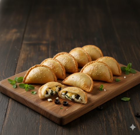 Cheese & Olives Sambousek | Lrg, 1pc