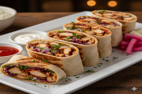 Chicken Shawarma Wrap | 1pc (Min 10)
