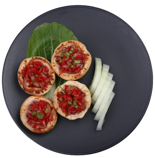 Meat Tartlet (Safiha) w/ Garnish - 1pc