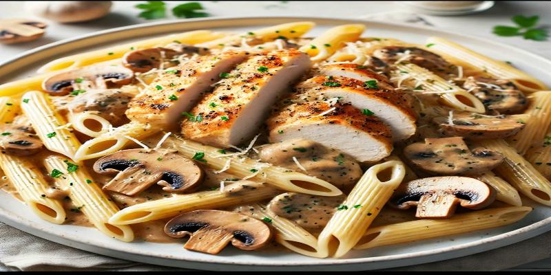 Chicken with Creamy Mushroom Sauce | 1pp (Min 10)